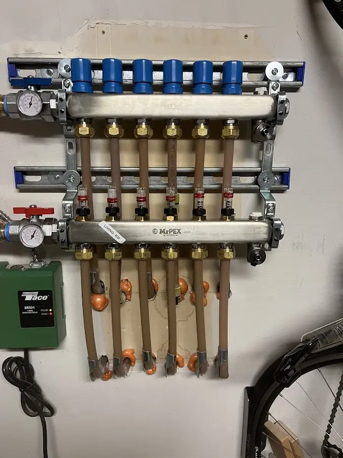 Plumber performing Gas Leak Detection at a residential property in Moores Mill